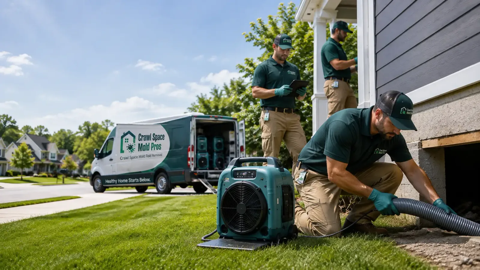 Crawl Space Mold Removal in Frenchville, PA